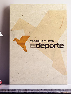 Castilla y Leon es deporte logotipo